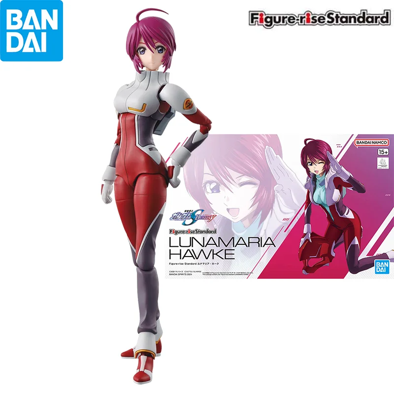 W magazynie Bandai rysunek-wzrost standard Lunamaria Hawke Gundam Seed Destiny zestaw modeli do składania Anime rysunek Model akcji zabawki prezent