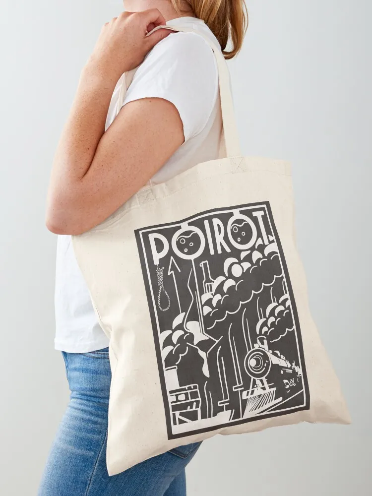 

Poirot Classic Tote Bag shopping bags foldable shopping trolley bag tote bag university shopper