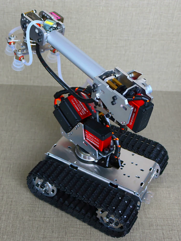Ramię robota manipulatora 7 Dof z dużą pompą powietrzną do robota Arduino Multi-Dof Mindustrial Model robota 6-osiowego — zdjęcie 2