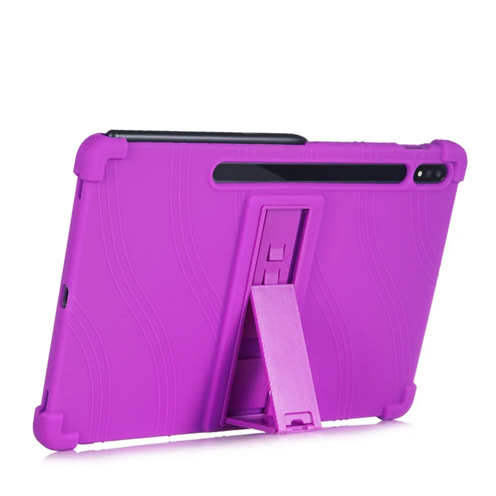 Case for Samsung galaxy Tab S8 2022 SM-X700 SM-X706 11 inch silicone Tablet Stand Cover Tab S7 11.0" SM-T870 / T875/ T876B coque