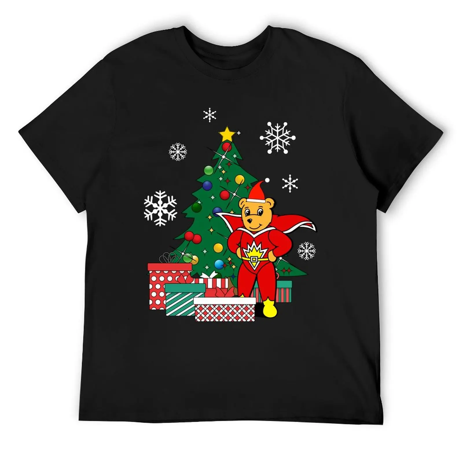 SuperTed Around The Christmas Tree T-Shirt tops new edition quick drying sublime mens t shirt graphic