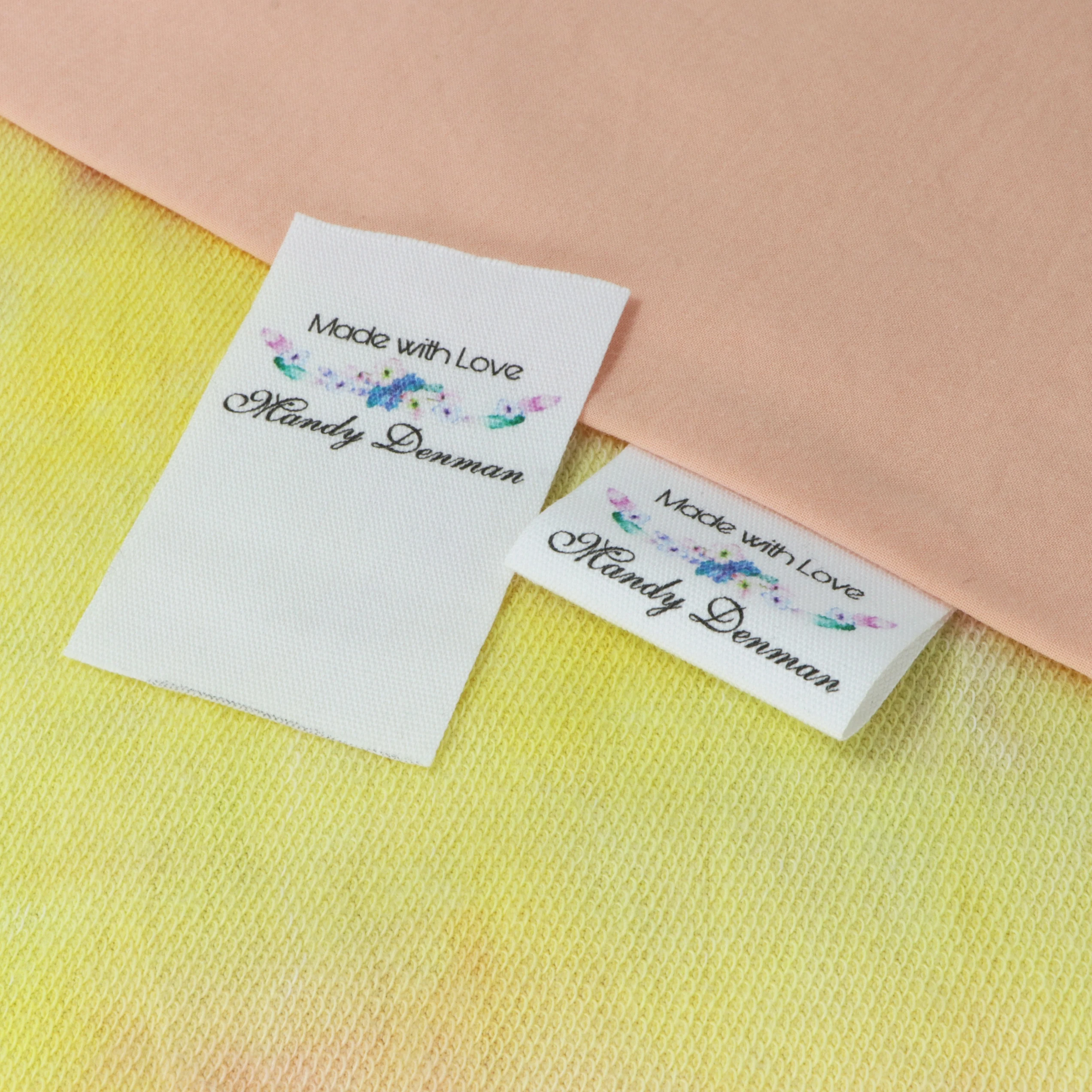 Custom Sewing label，Custom Clothing Labels - Brand Tags, Logo or Text, Handmade,  Custom Design (FR123)