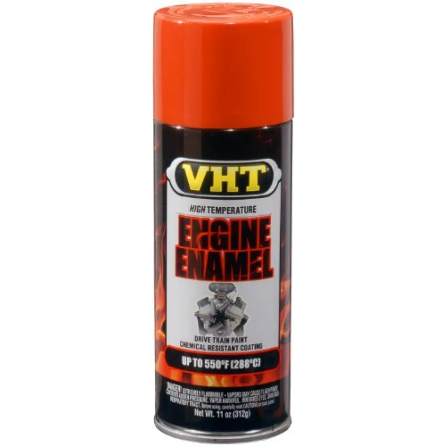 

SP120-6PK 550 Engine Enamel High Heat Spray Paint Chrysler Hemi-Orange 11 oz. Aerosol Can Pack of 6
