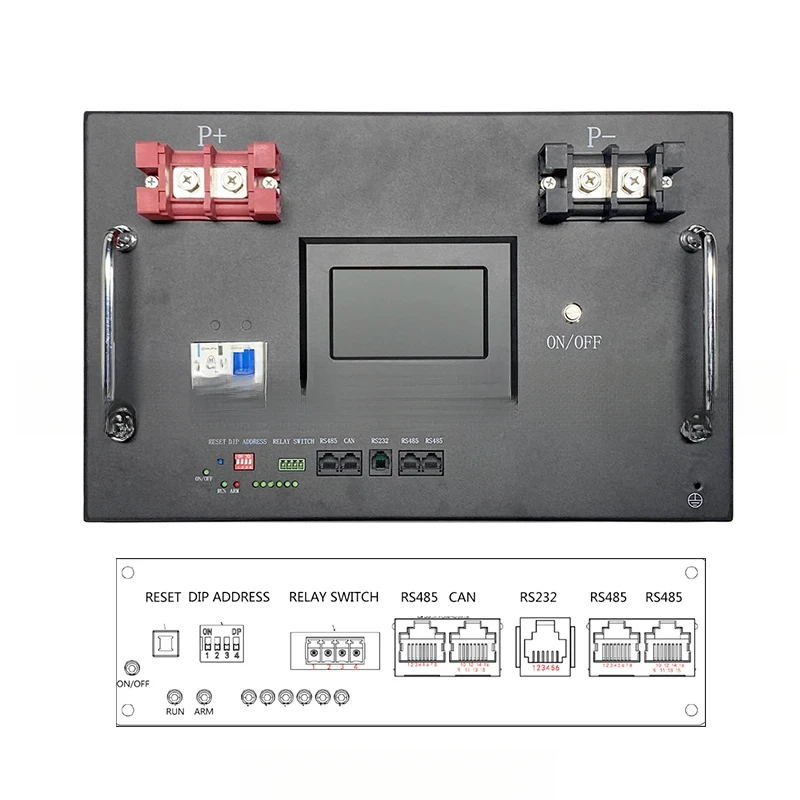 DIY Box/Case JK Inverter BMS For 16S 48V 8S2P 280AH 304AH Pack With Compression Battery Device