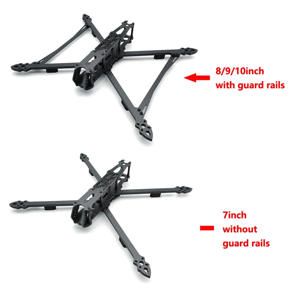 Mark4 V2 Mark 4 FPV Racing Drone Telaio 7 pollici/8 pollici/9 pollici/10 pollici Quadcopter Freestyle kit di montaggio fai da te parti