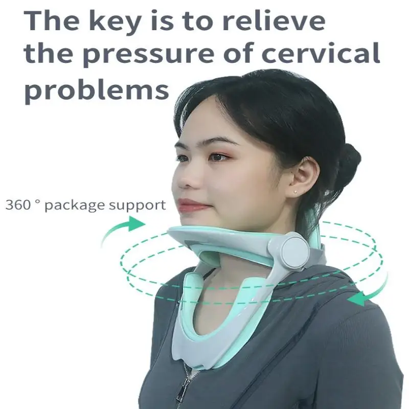 قابل للتعديل جهاز سحب عنق الرحم مصحح الوضعية طوق عنق الرحم الأقواس دعم نقالة العمود الفقري حامي لتخفيف الآلام