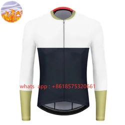 2022 Spain Winter Thermal Fleece Cycling Clothing Men Long Sleeves Jersey Jacket Road Bike MTB Uniform Ropa Ciclismo Warm Jacket