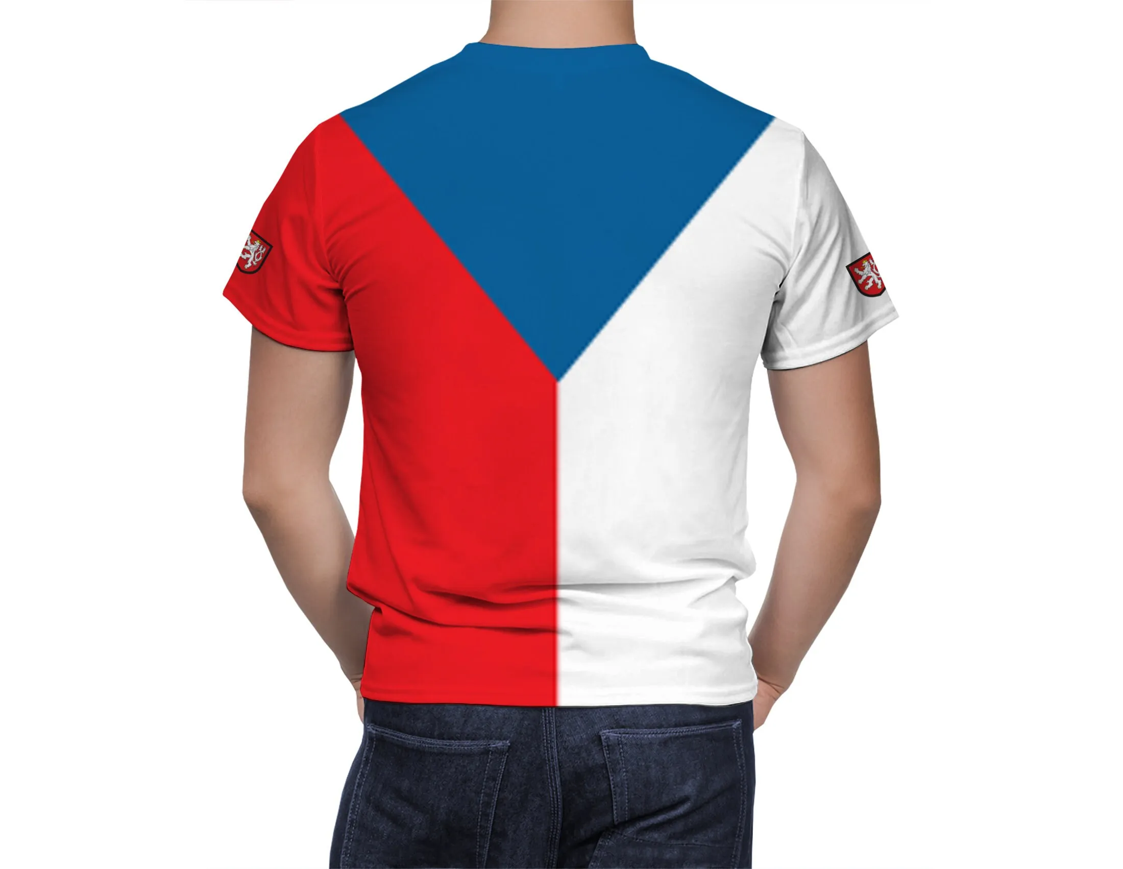 Men T-shirt Czech Republic Flag 3D Printed Harajuku Short Sleeve Vintage T Shirts Men Clothing Camiseta