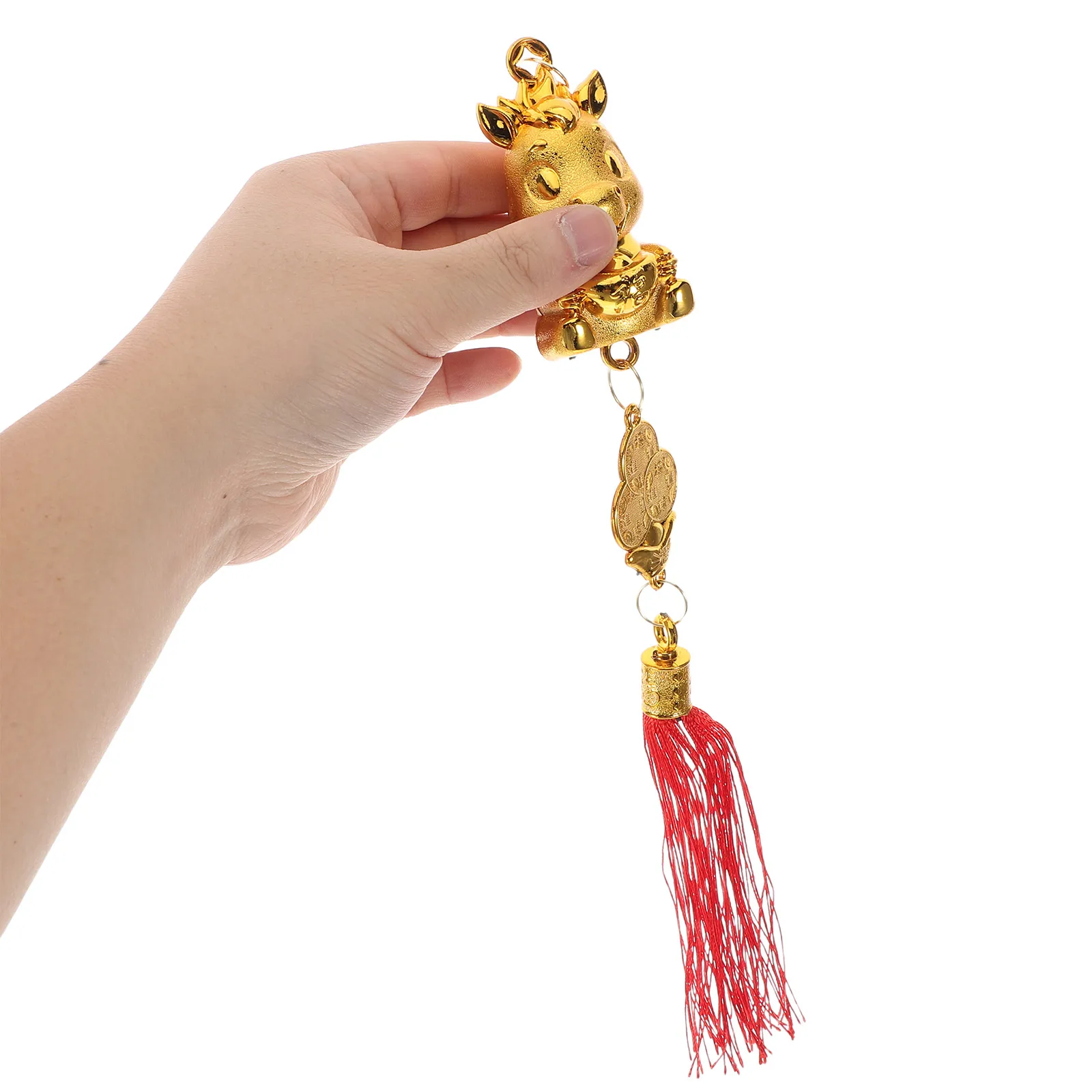 

10Pcs Lunar Bonsai Hanging Ornaments Chinese Style Horse Pendant Feng Shui Good Luck Charm for Home Office New Year Decor