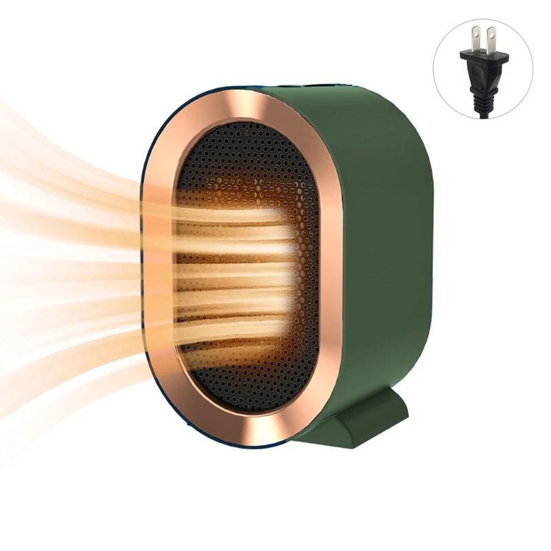 السيراميك مروحة ومدفأة المحمولة الكهربائية الفضاء سخان للمنزل مكتب عنبر انخفاض الشحن