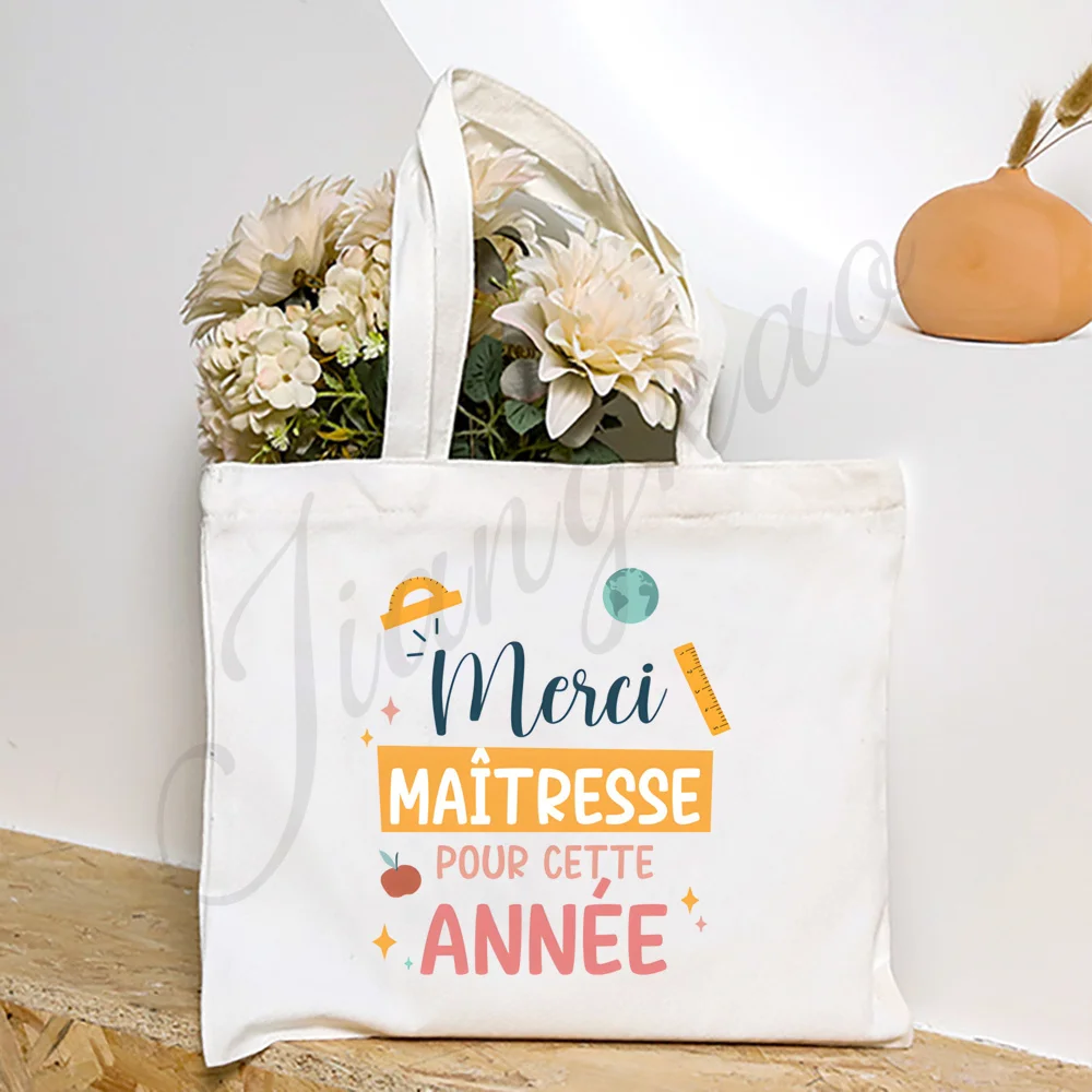 Maitresse Maitre on Vacation Do Not Disturb Printed Tote Bag Travel Shoulder Bags Graduate Teacher's Day Thanks Gift for Teacher - view 3
