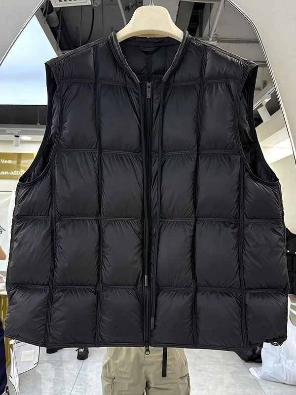 

Extra Large 300 Pou 2025 New Lightweight down Cotton Vest ex Autumn Winter Layering Versatile Svel Vest
