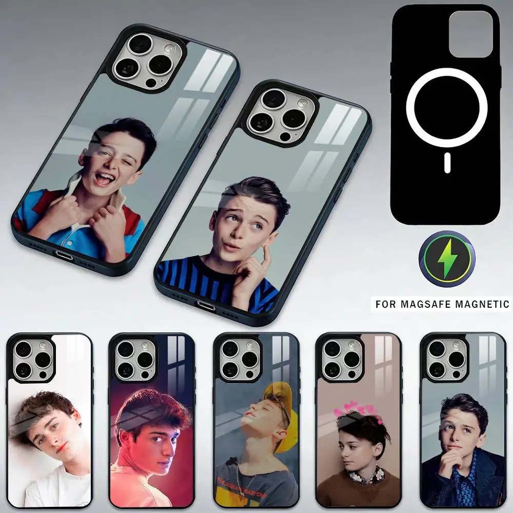 

N-Noah Schnapp Phone Case For iPhone17,16,15,14,13,12,11 Plus,Pro Max Magnetic For Magsafe Wireless Charging