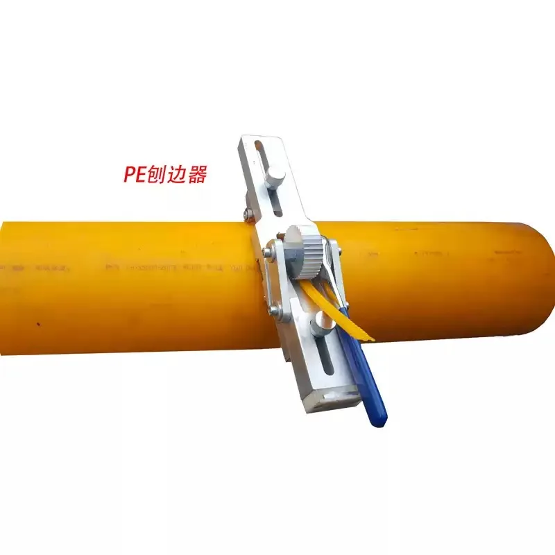 Gas PE pipe edge planer, gas pipe butt flanging, edge planer ring cutter to weld flanging ring planer planer