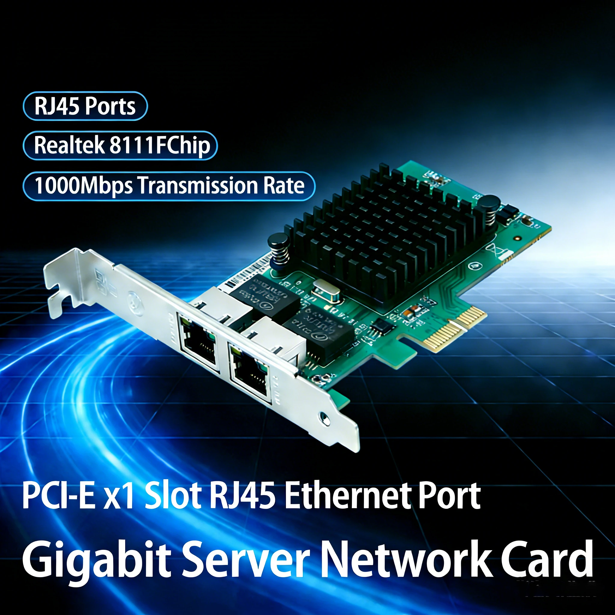 

Сетевая карта PCI Express X1, двухпортовый/четырехпортовый сетевой адаптер PCI-E с чипом Intel 8111F, гигабитный сетевой адаптер для настольных компьютеров и серверов