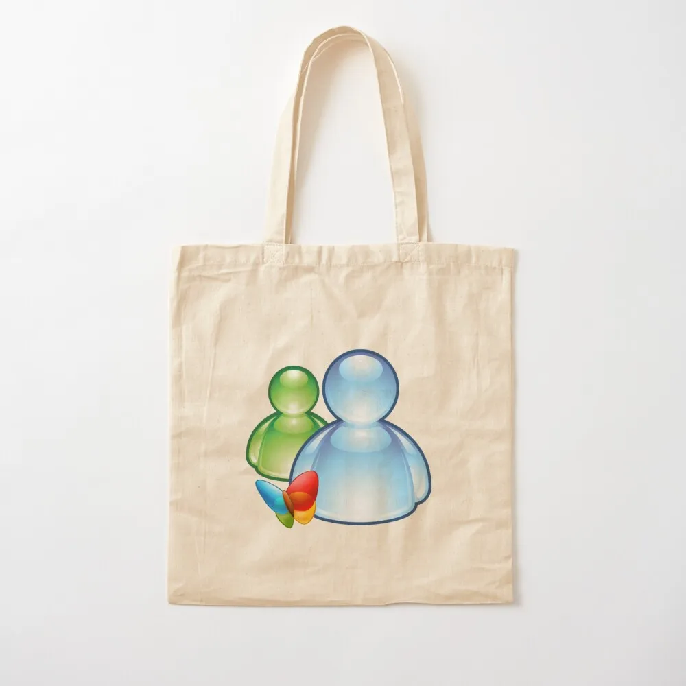 MSN LOGO Tote Bag reusable shopping bag canvas bags Reusable bags shopping cart bags
