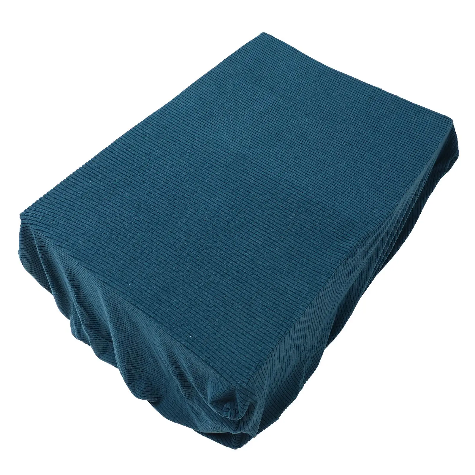 

Rectangle Footstool Cover Large Removable Elastic Bottom Machine Washable Foldable Stool Protector Shoe Change Covers