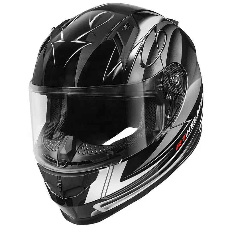 Motorhelm Mannelijke Oor Groef Racing Volledige Cover