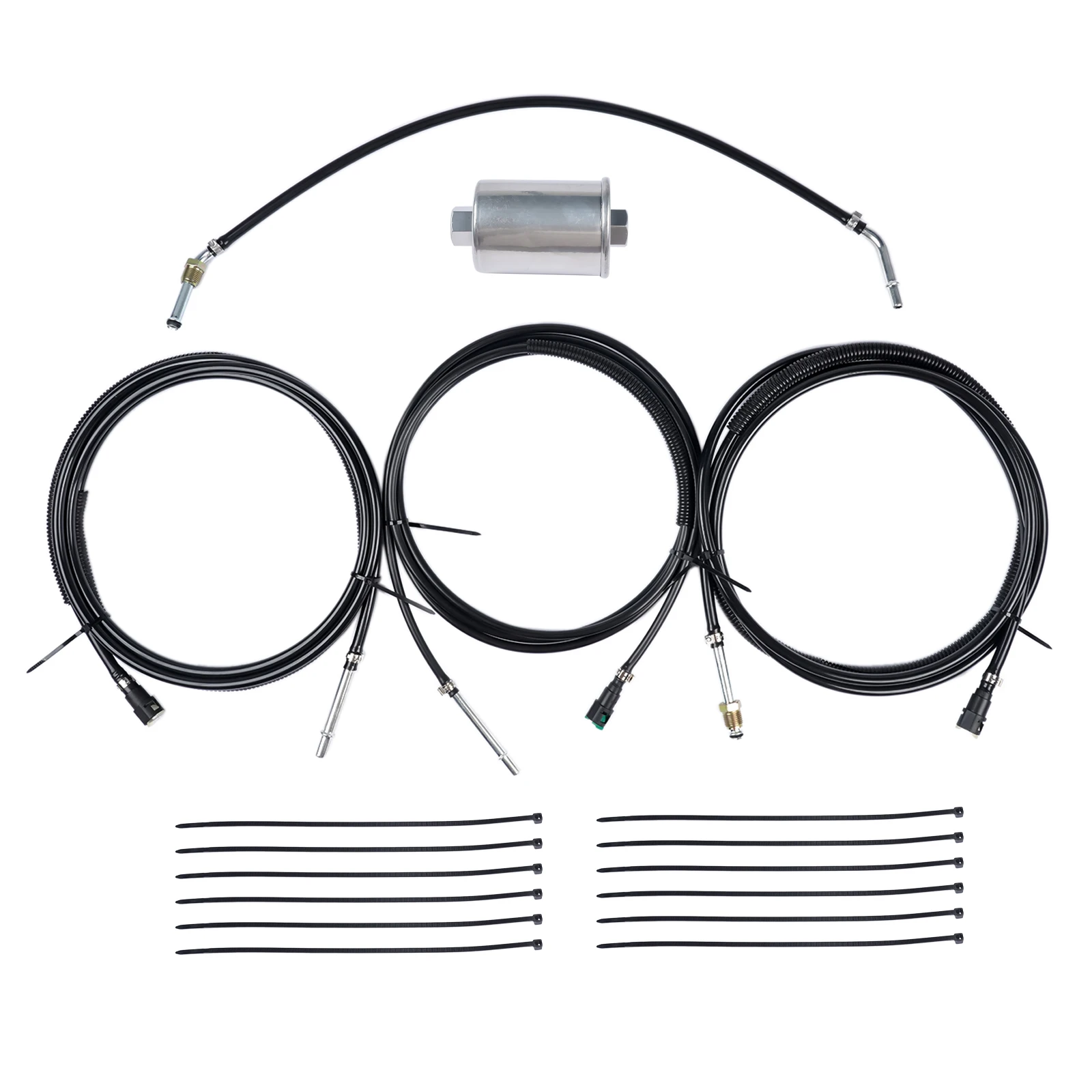 AP02 Nylon Fuel Line Kit for Chevy Avalanche Suburban 1500 2500 Tahoe GMC Yukon XL 1500 2500 2000 2001 2002 2003 2004 NFR0049