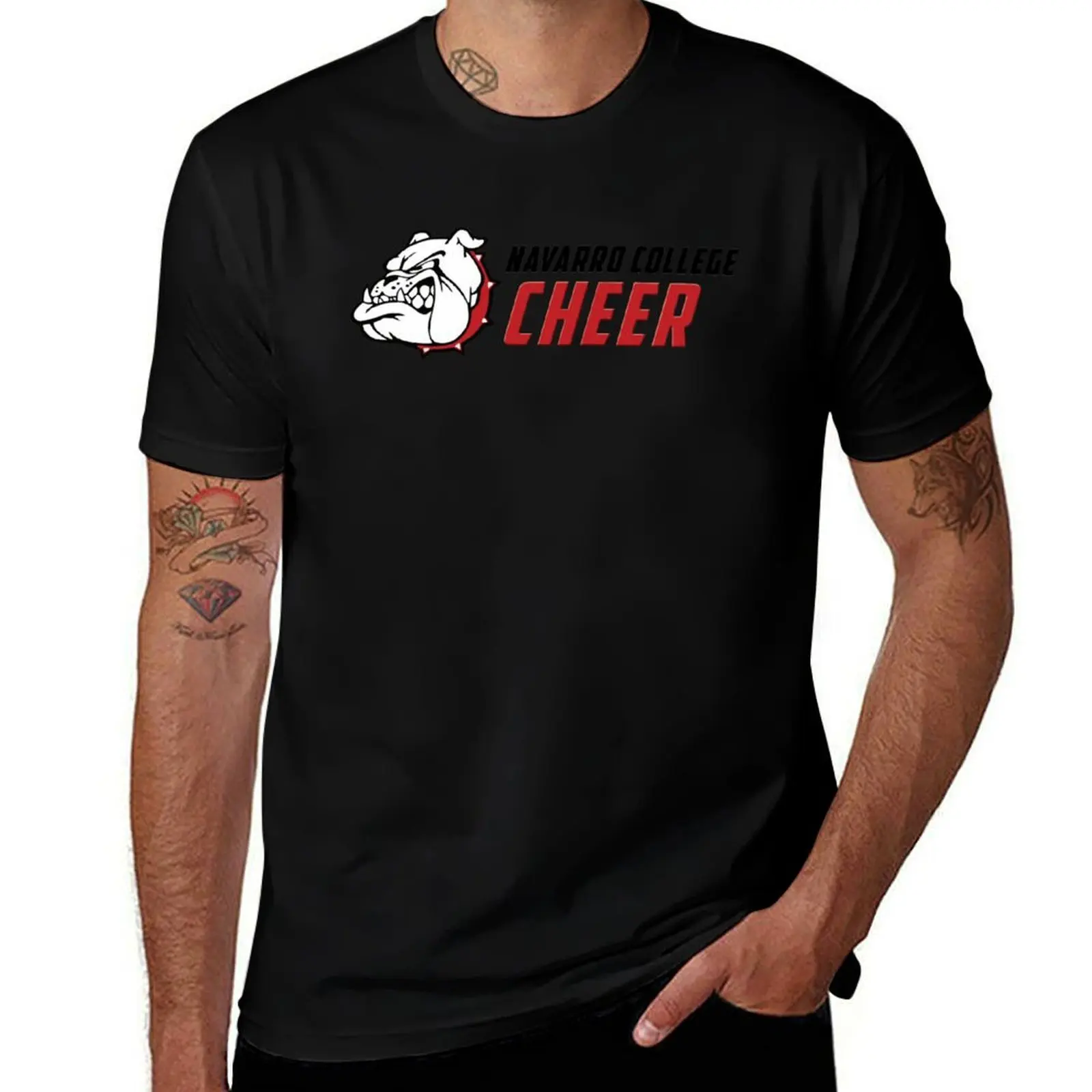 Navarro Cheer Team T-Shirt Casual Lightweight Short Sleeve Top T-Shirt