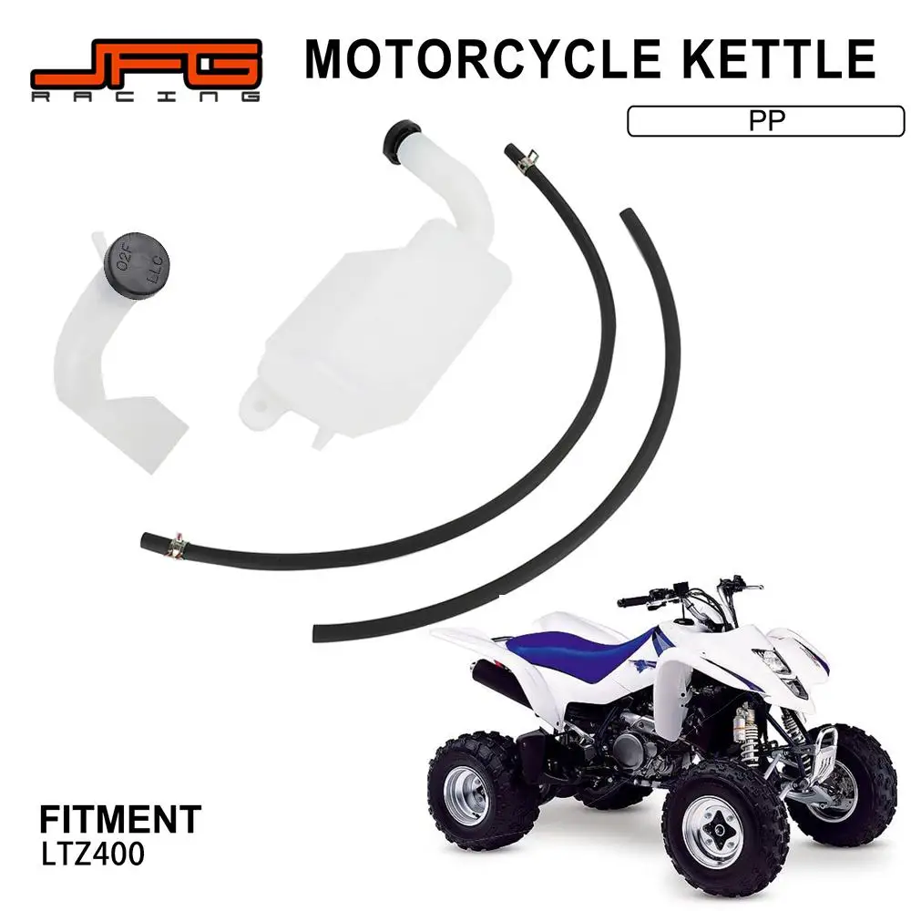 

For Suzuki LTZ 400 Water Tank Bottle Tanks Coolant Radiator Off-Road Electric Bike Parts Motocross Accessories White
