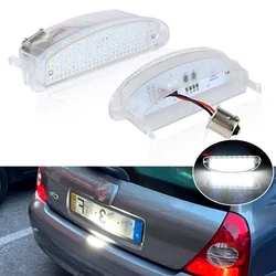 1pc LED 12V Car License Plate Light 7700410754 Canbus No Error Lamp Taillights Accessories For Renault Clio MK2 Clio II 2 Twingo