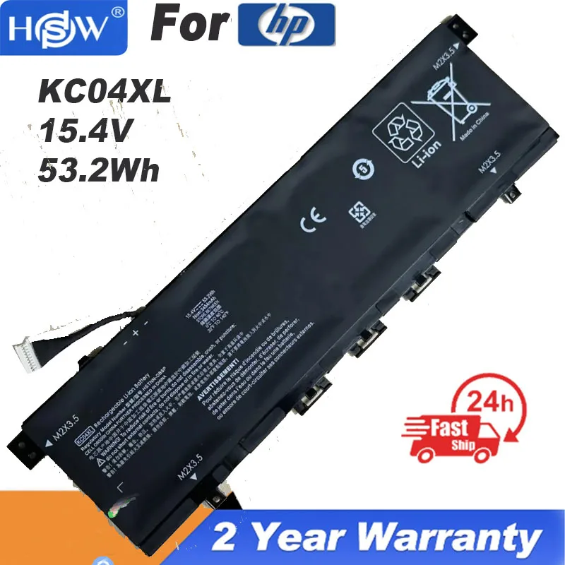 

New KC04XL Battery 53.2Wh for HP Envy X360 13-AG 13M-AQ 13-AH 13-AQ0010TU 13-AH0010TX HSTNN-DB8P HSTNN-IB8K L08544-2B1 L084