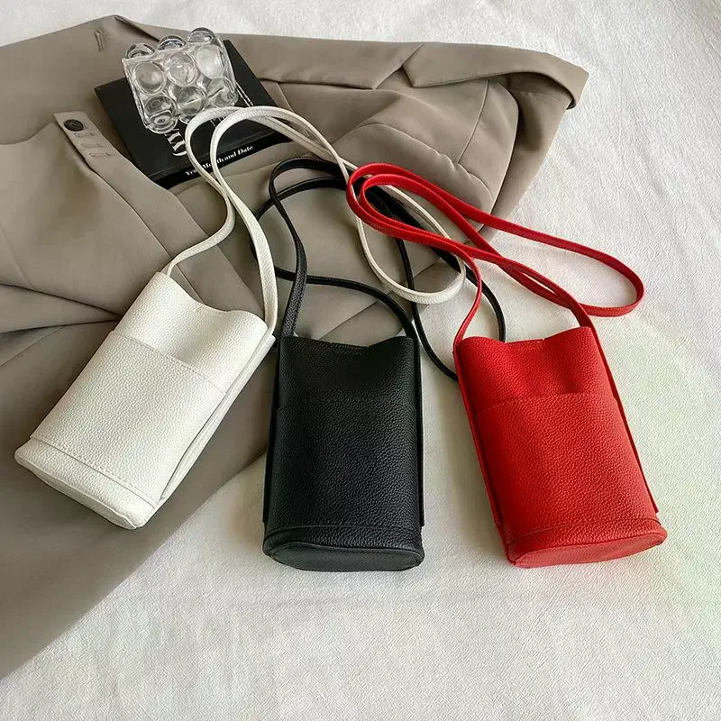 

Women Handbags PU Leather Hasp Shoulder Bags Large Capacity Crossbody Bags For Female Solid Flap Portable Phone Purse