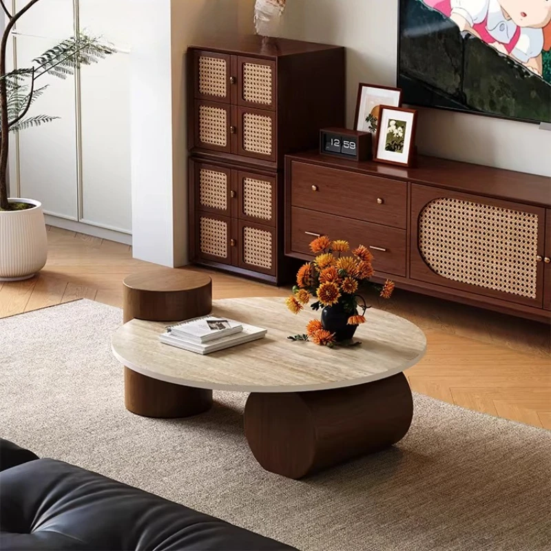 

Minimalist Italian Coffee Table Service Nordic Unique Aesthetic Coffee Table Decoration Modern Mesa Auxiliar Home Furniture