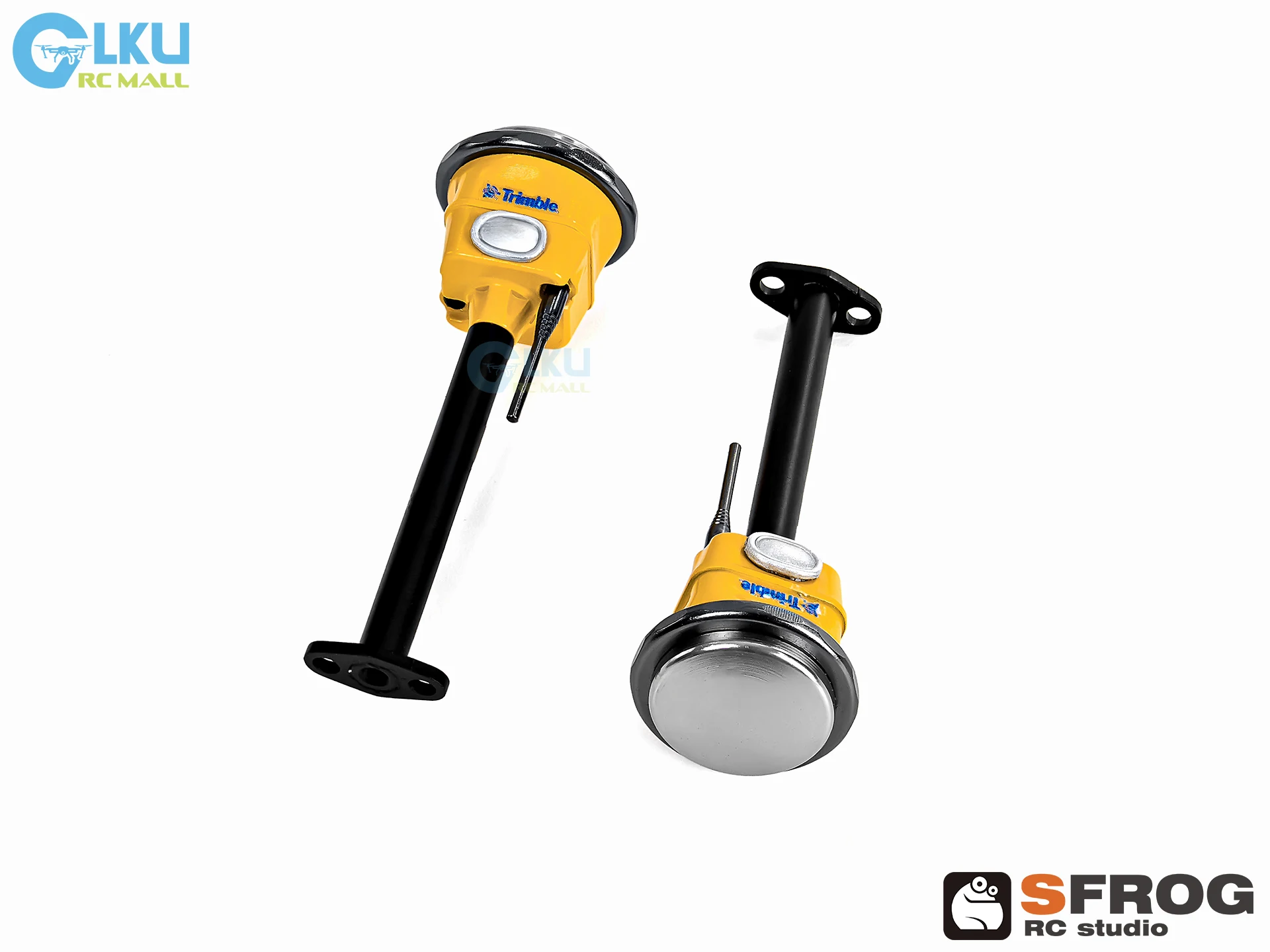 Pièces décoratives GPS Super Frog 1/14 avec contrôle magnétique pour Lesu Cut Frog JDM Kabolite 1/14 RC, pièces de modèle de pelle