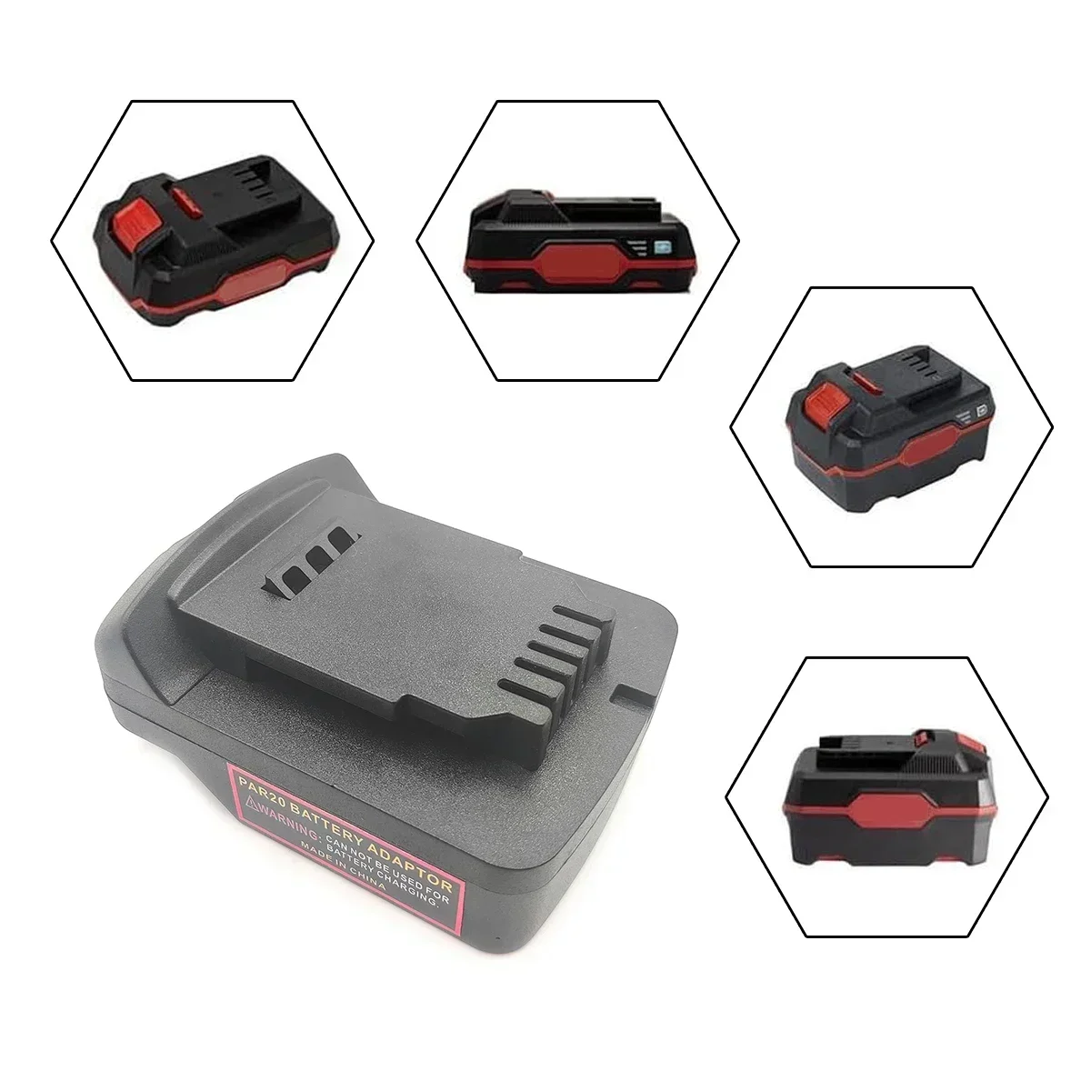 Adapter do konwersji akumulatorów litowych Parkside 20V na akumulatory litowe Dewalt DCB serii 18V/20V do elektronarzędzi, w tym wiertarek. — zdjęcie produktu 4