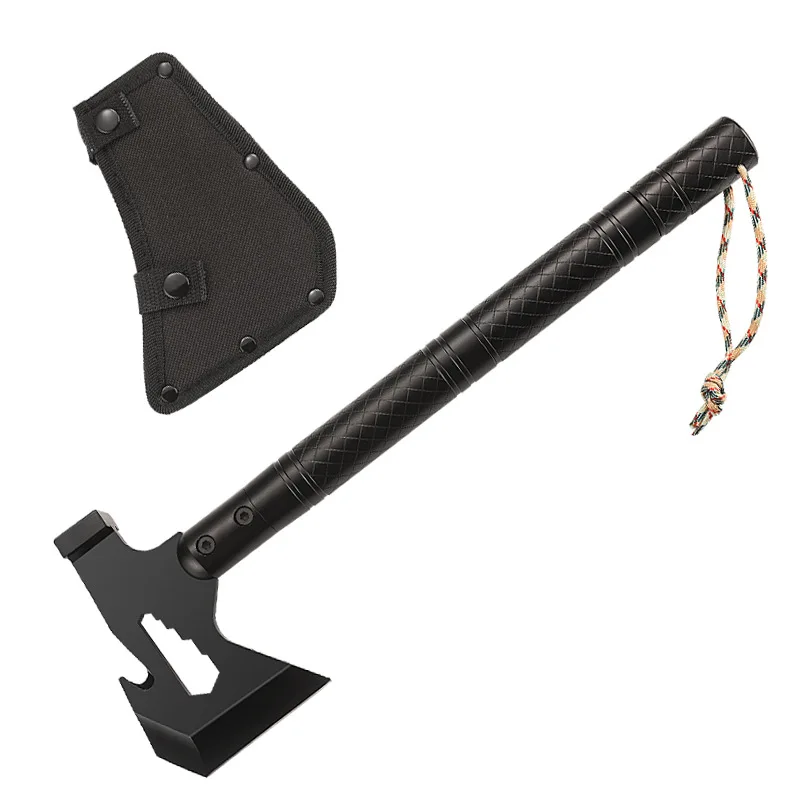 Outdoor Multifunctional Portable EDC Woodworking Hammer Fire Axe Camping Survival Tool