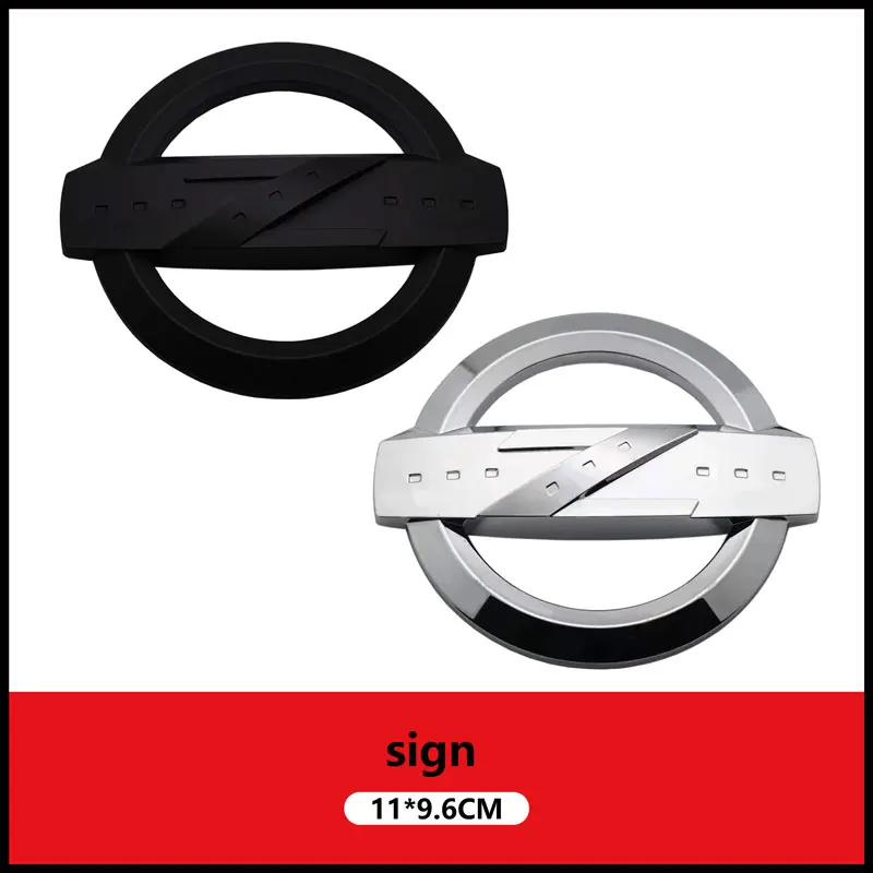 Modification 3D Car Logo Front Grille Emblem Rear Badge Sticke Car Trunk Decal For Nissan 350Z 370Z GTS GTR Nismo Z Z3 Z34 Teana