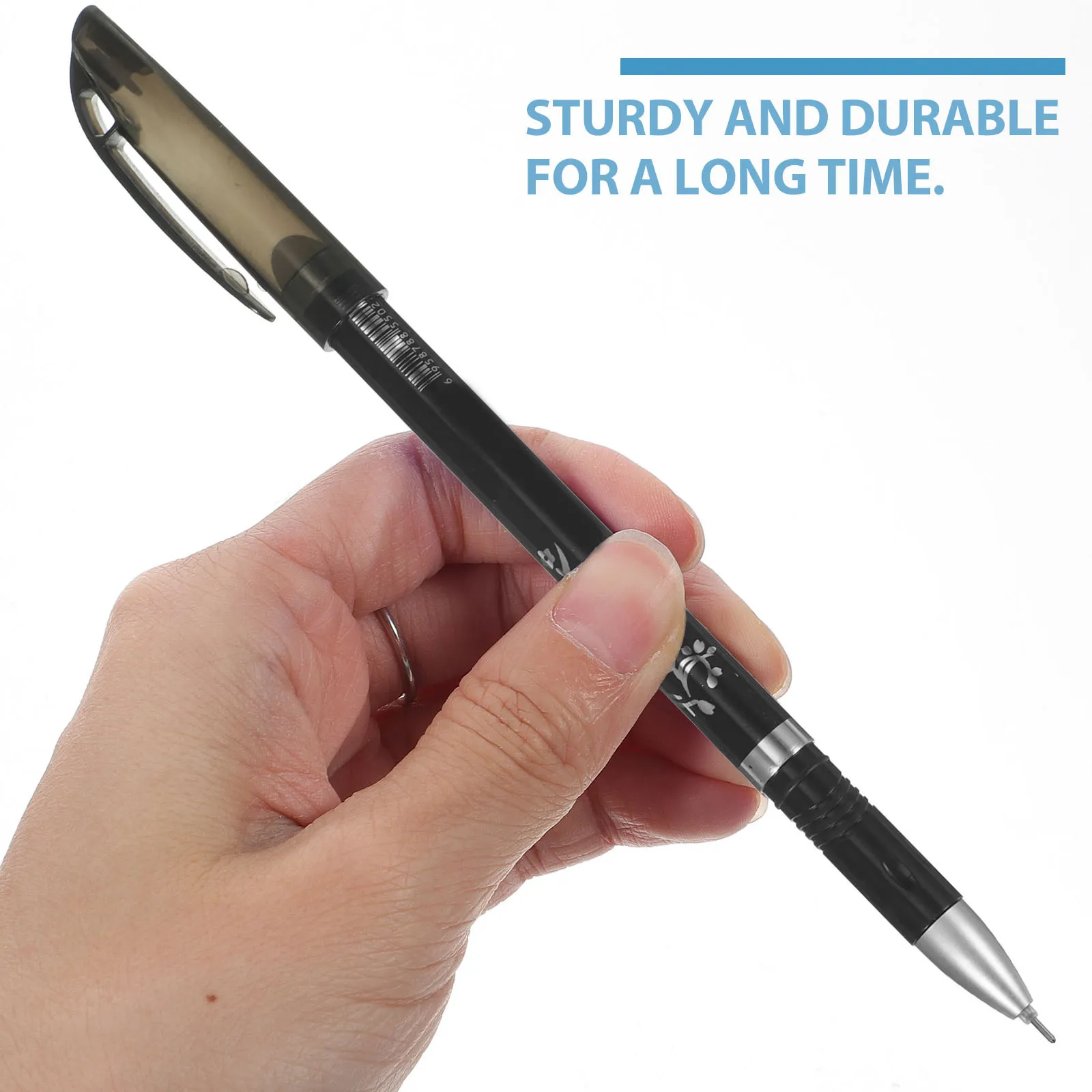 12Pcs Aesthetic Erasable Pens 0.5mm Blue Ink Rewritable Pens for Kids Students Writing Doodling Scrapbooking Fun