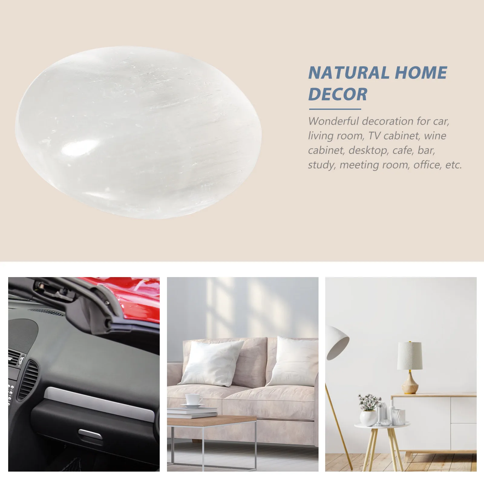 

Прозрачный миниатюрный камень для рабочего стола, офисный декор, украшение из натурального камня, изящный шикарный настольный аксессуар для дома и гостиной