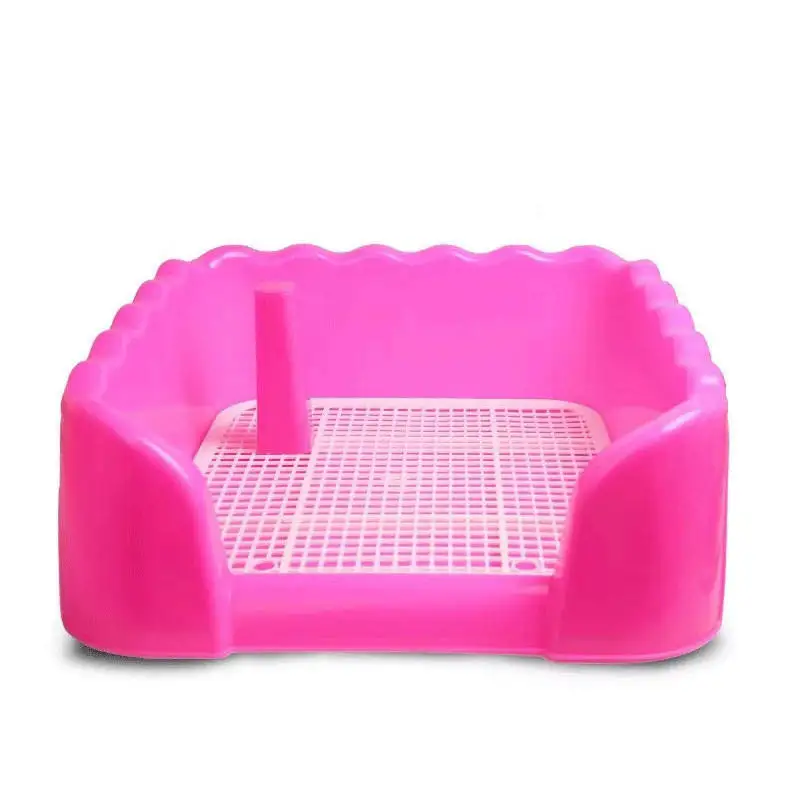 

Anti-Bite Indoor Portable Dog Potty Training Tray with High-Quality Custom Mobile Holder Dog Toilet