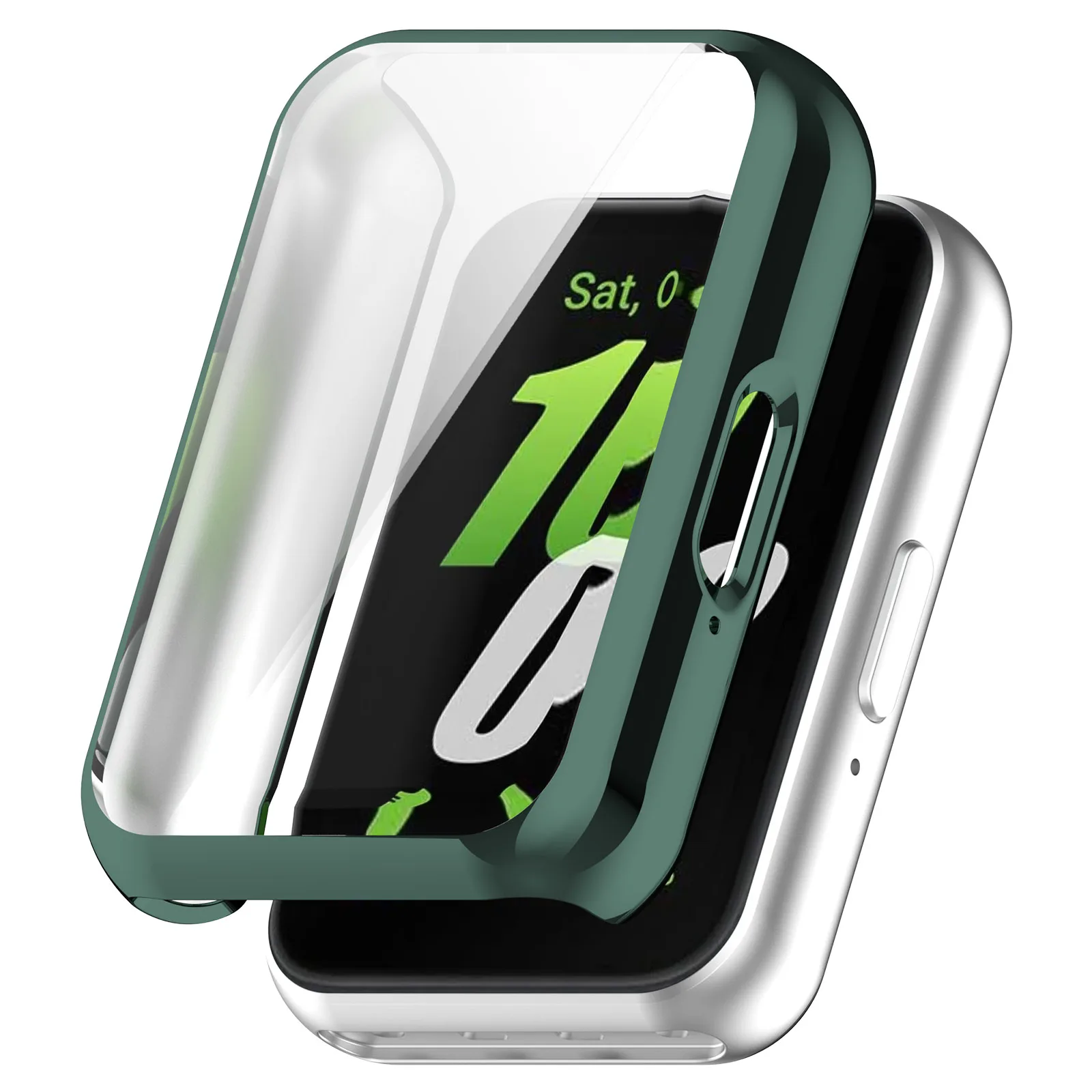 Estojo protetor completo para samsung galaxy fit 3 sm-r390, acessórios de substituição, quadros 360, tpu