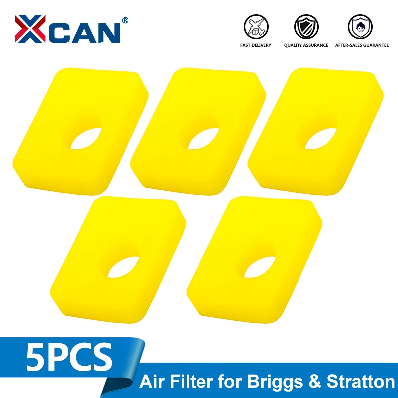 

XCAN 5pcs Air Filter for Briggs & Stratton 450E 5434 4248 08P502 for Oregon 30-183 for Stens 102-573 Replacement OEM 799579