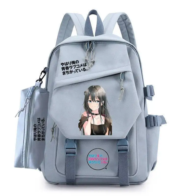 أنيمي لعبة شبابي رومانسية كوميديا SNAFU أنيمي ثنائي الأبعاد الطرفية طلاب المدارس الابتدائية والثانوية على ظهره المدرسة