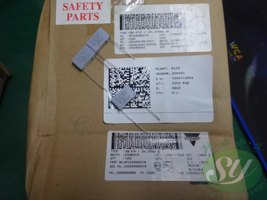 

10PCS MKP339 0.047uf/275vAC 47nf 473 New film capacitor 15MM