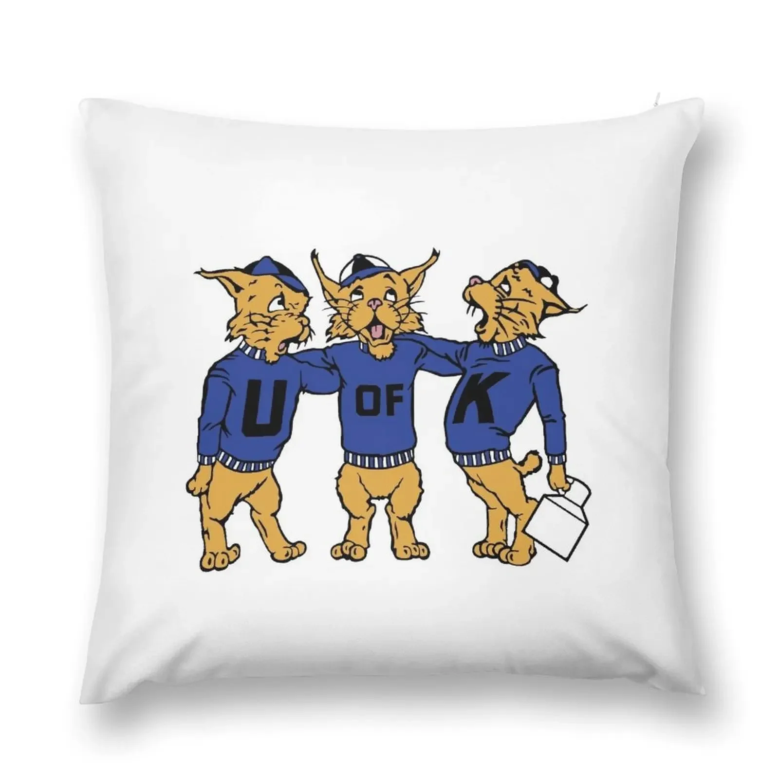 University of Kentucky Vintage Wildcats Throw Pillow covers for pillows Cushions For Children Pillowcase Cushion pillow