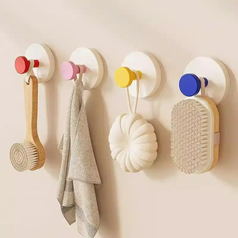 New Dopamine Suction Cup Slipper Hanger Multifunctional Wall Mounted U-Shaped Bathroom Storage Organizer Slipper Storage Rack