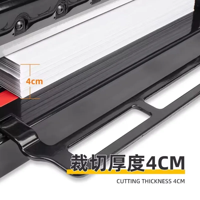 Small Heavy Duty A4 Paper Cutter 858 Manual Guillotine Trimmer with 4cm Cutting Capacity for Card Photo