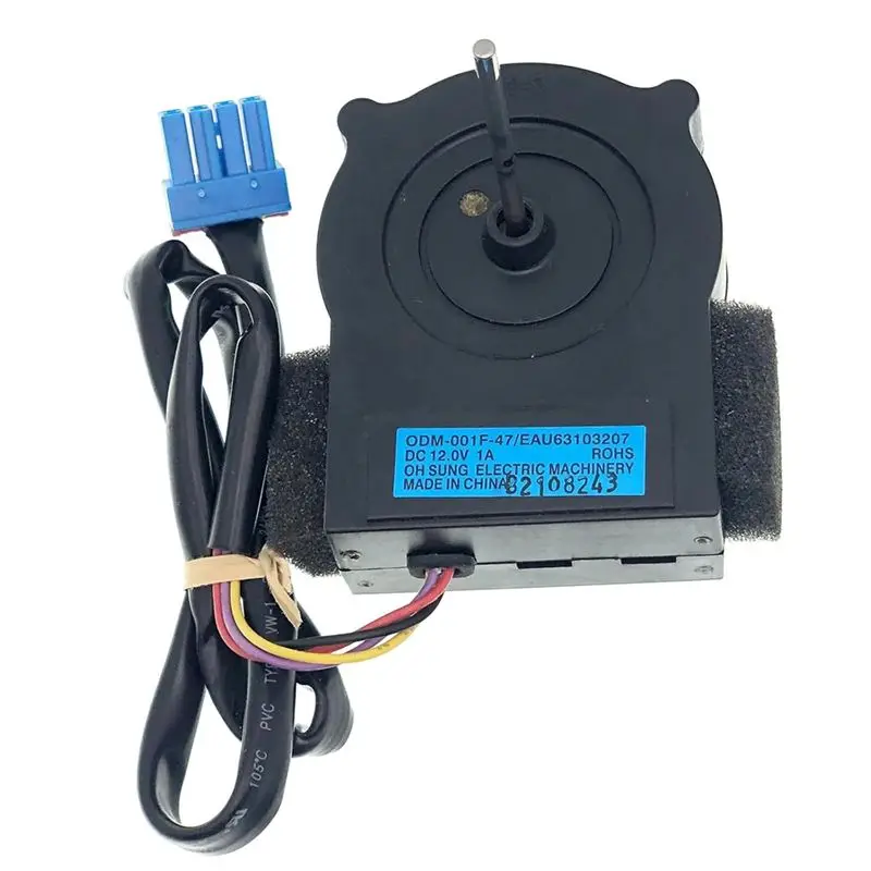 [HOT!A24R】 EAU63103207 Refrigerator Evaporator Fan Motor For Kenmore Refrigerator Fan Motor Assembly DC12V 1A