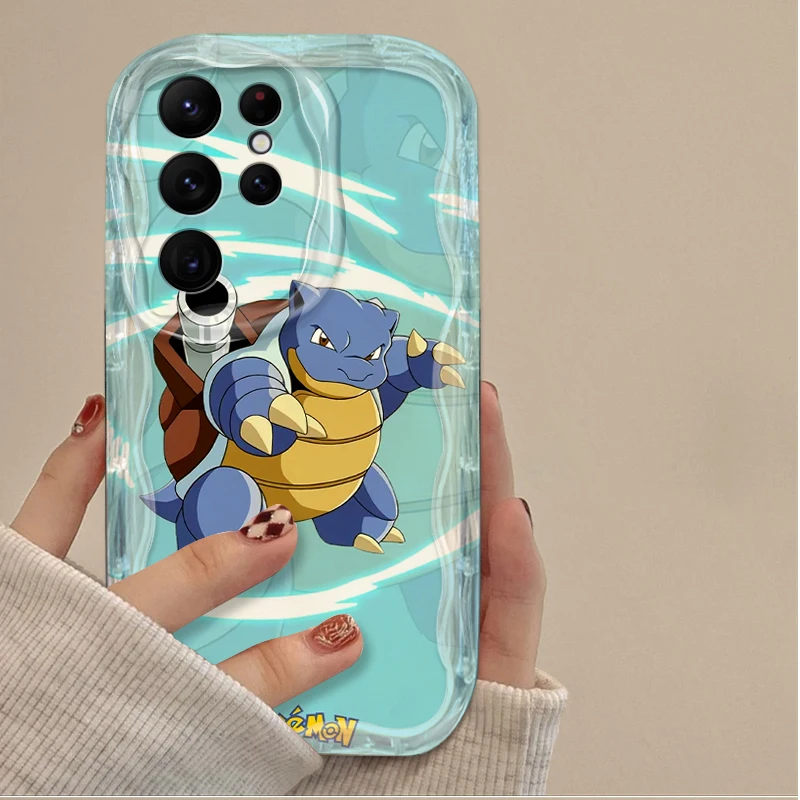 Cartoon P-Pokemon Case For Samsung Galaxy S24 Ultra S23 S22 Plus S21 S20 FE A25 A55 A35 A15 A16 A05 A05S A06 TPU Silicone Etui