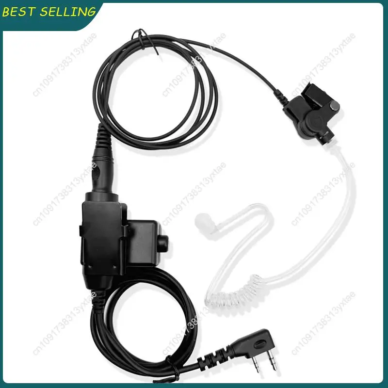N09R-U94 Walkie Talkie Earphone K Plug Neck Throat Mic Earpiece Tactical Earphone For Baofeng 5R 888S Walkie Talkie Accessory