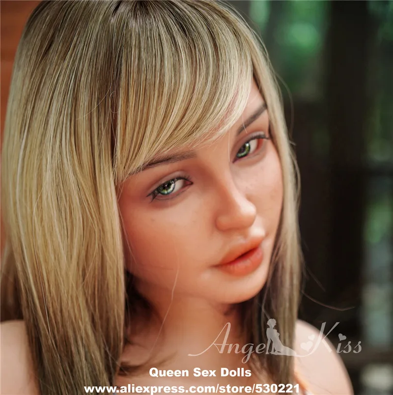 NEW WMDOLL Top Quality Implanted Hair Eyebrow Real Silicone Head For Lifelike Sex Doll Adult Dolls For Man Sexy Toy