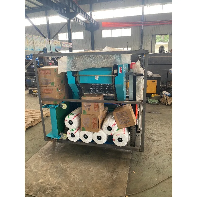 Customized Tractor Matched Silage Baler Wrapper Combined Machine Hay Silage Round Bale Making Machine