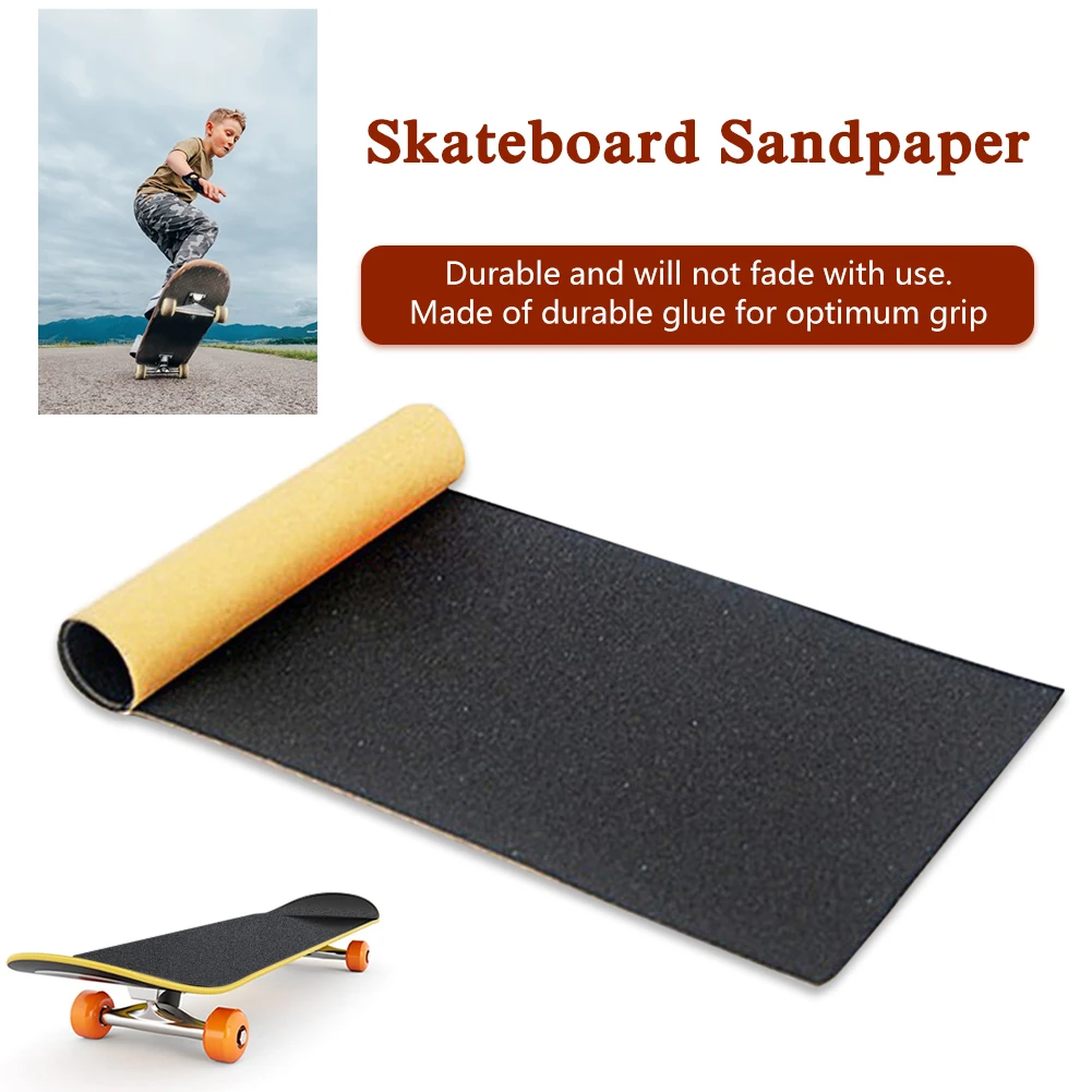 Self-Adhesive Waterproof Wear-Resistant Skateboard Sandpaper Decks Grip Tape