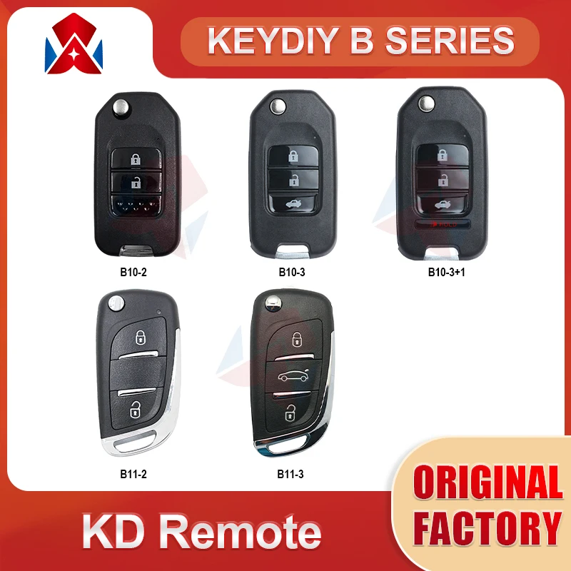 

10pcs/lot KEYDIY KD Remote Control Car Key B10-2 B10-3 b10-3+1 B11-2 B11-3 for KD900 URG200 KD900+ KD-X2 Mini KD